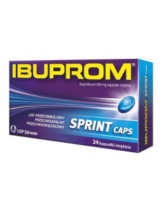 Ibuprom Sprint Caps 200 mg 24 kaps.