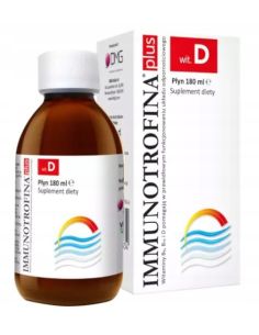 Immunotrofina Plus wit. D 180 ml płyn witamina D