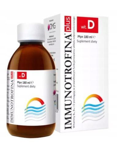Immunotrofina Plus wit. D 180 ml płyn witamina D