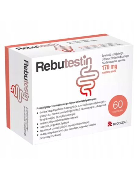 Rebutestin 170 mg maślanu sodu 60 kapsułek
