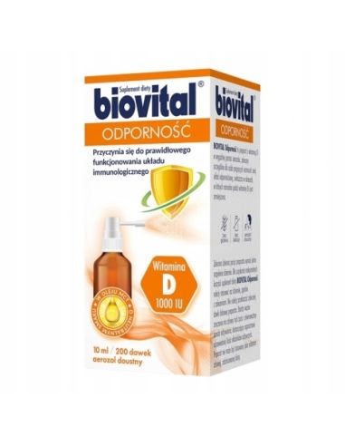 BIOVITAL ODPORNOŚĆ Aerozol doustny Witamina D...