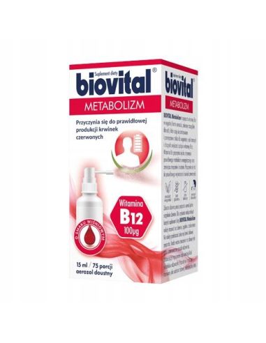 BIOVITAL METABOLIZM Witamina B12 15 ml