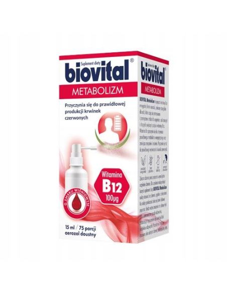BIOVITAL METABOLIZM Witamina B12 15 ml