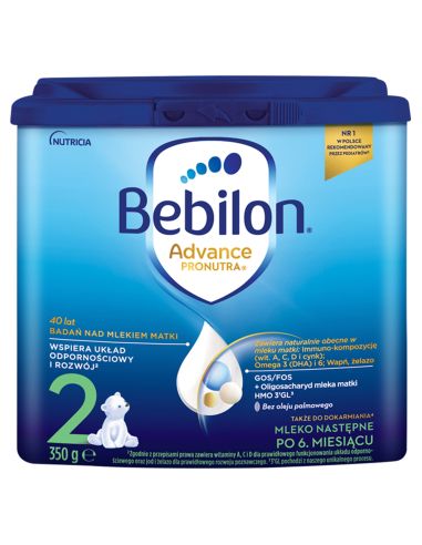 Bebilon 2 Advance PRONUTRA mleko następne 350 g