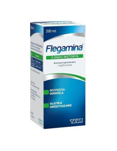 Flegamina syrop o smaku miętowym 200 ml
