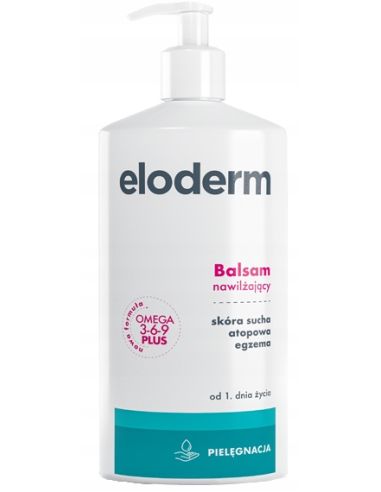 ELODERM ZESTAW Balsam nawilżający 400 ml + Krem...