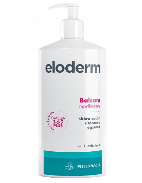 ELODERM ZESTAW Balsam nawilżający 400 ml + Krem aktywny 75 ml