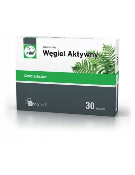 Węgiel aktywny 30 kapsułek Cephamed