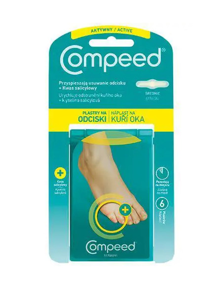 Compeed plastry na odciski na palcach średnie 6 szt.