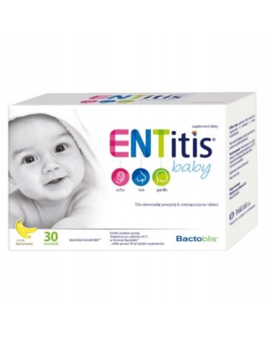 Entitis Baby smak bananowy 30 saszetek