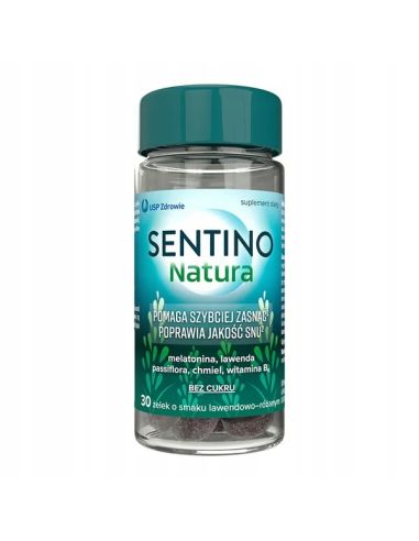 Sentino Natura żelki na sen 30 sztuk Melatonina...