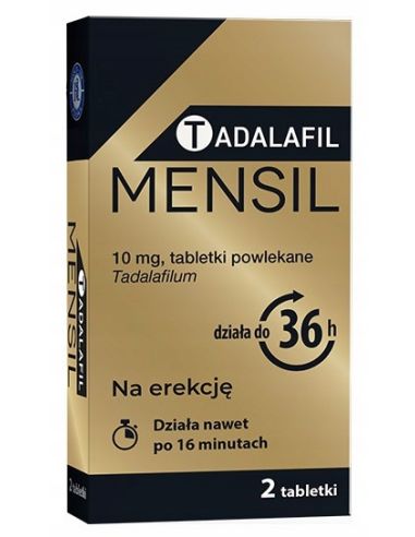 Tadalafil Mensil 10 mg 2 tabletki Erekcja Potencja