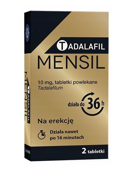 Tadalafil Mensil 10 mg 2 tabletki Erekcja Potencja