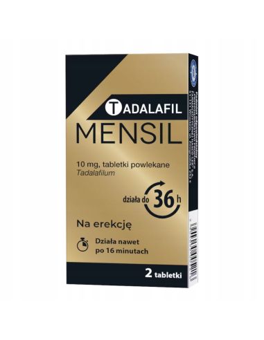 Tadalafil Mensil 10 mg 2 tabletki Erekcja Potencja