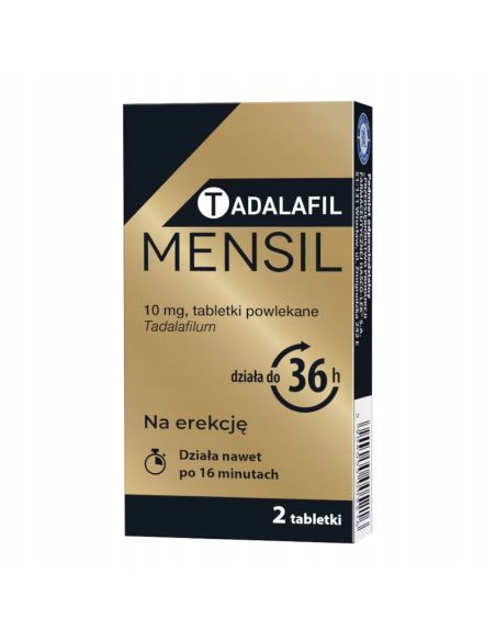 Tadalafil Mensil 10 mg 2 tabletki Erekcja Potencja