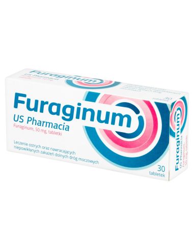 Furaginum USP 50 mg 30 tabletek Furagina dla...