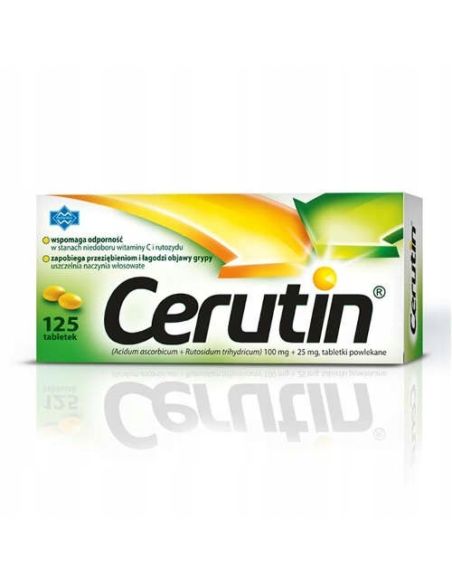 Cerutin 125 tabletek Odporność