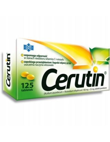 Cerutin 125 tabletek Odporność