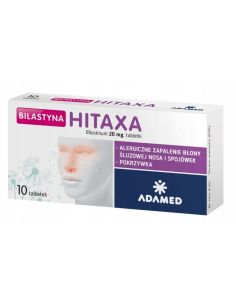 Bilastyna Hitaxa 20 mg 10 tabletek
