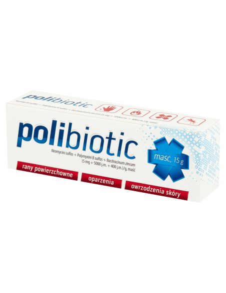Polibiotic maść na rany oparzenia owrzodzenia 15 g