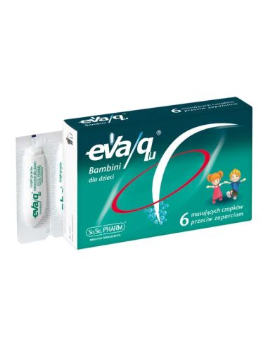 EVA/QU Bambini Czopki przeciw zaparciom dla...