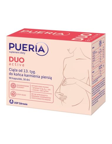 PUERIA DUO ACTIVE ciąża od 13. tygodnia +...