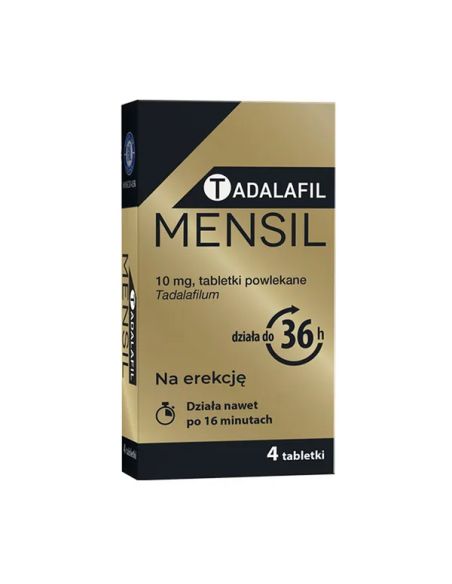 Tadalafil Mensil 10 mg 4 tabletki Lek na potencję
