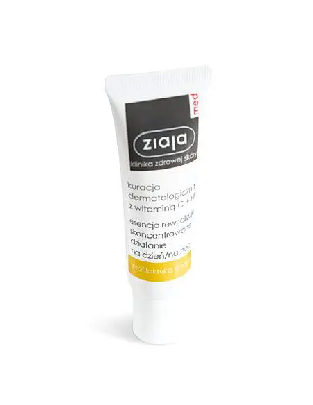 Ziaja Med Kuracja dermatologiczna z witaminą C esencja rewitalizująca na dzień/na noc 30 ml