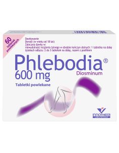 Phlebodia 600 mg 60 tabletek na żylaki
