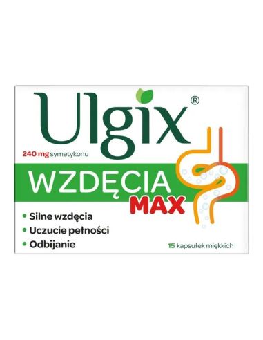 Ulgix Wzdęcia Max 15 kaps.