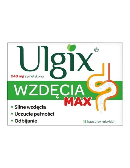 Ulgix Wzdęcia Max 15 kaps.