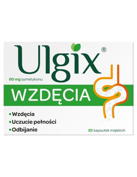 Ulgix wzdęcia 25 kapsułek