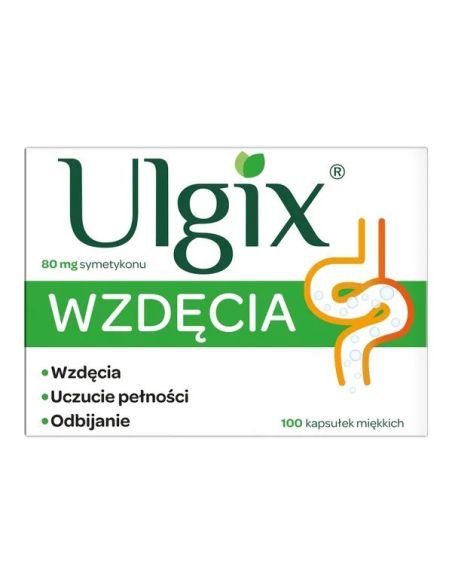 Ulgix Wzdęcia kaps. 80 mg 100szt.