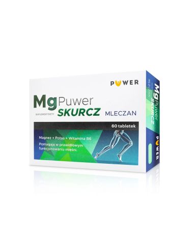 Mg Puwer SKURCZ Mleczan 60 tabletek
