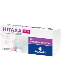 Hitaxa Fast 5 mg 20 tabletek ulegających rozpadowi w...