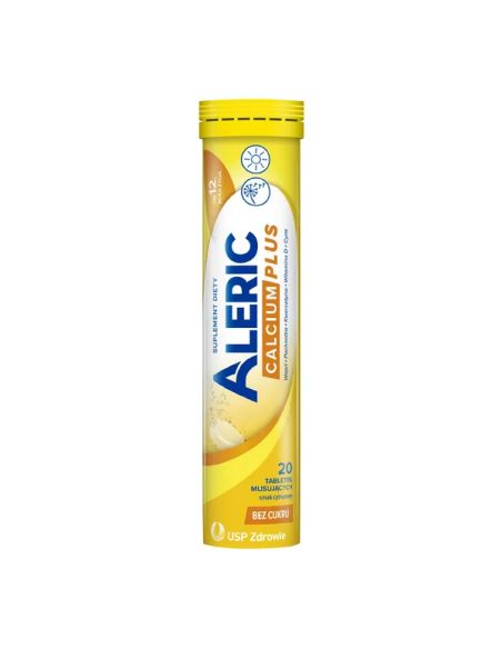 Aleric Calcium Plus, tabletki musujące, 20 szt.
