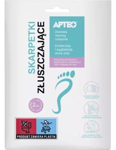 Skarpetki złuszczające Apteo 2szt. (para)