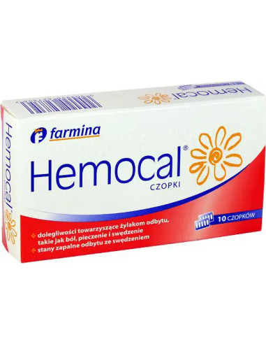 Hemocal 10 czopków