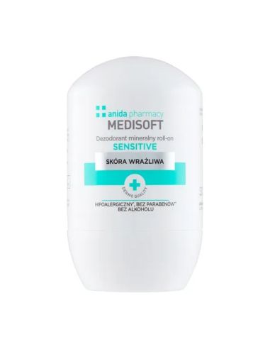 Anida Medisoft Sensitive, dezodorant mineralny,...