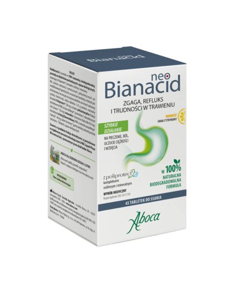 NeoBianacid smak cytrynowy 45 tabletek
