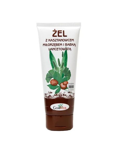 Gorvita, żel z kasztanowcem, miłorzębem i babką lancetowatą, 200 ml