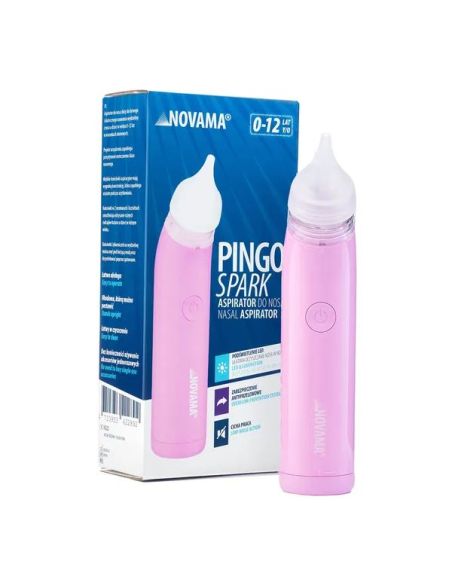 Novama Pingo Spark, aspirator do nosa, różowy, 1 szt.