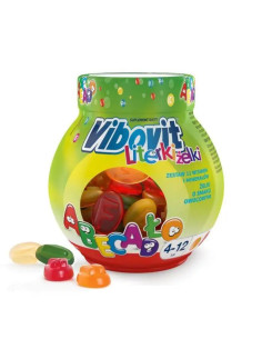 Vibovit Literki żelki-smak owocowy 50 szt.