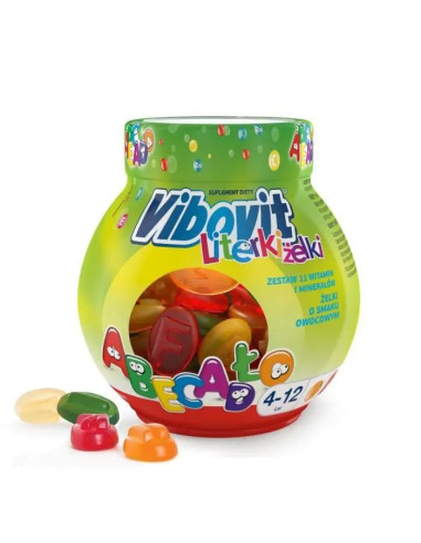 Vibovit Literki żelki-smak owocowy 50 szt.