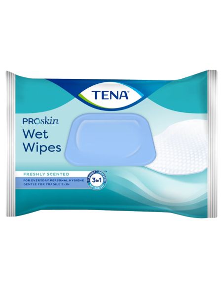 TENA WET WIPES duopack 2x48 szt chusteczki