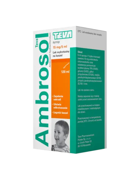 Ambrosol 15 mg/5 ml syrop 120 ml