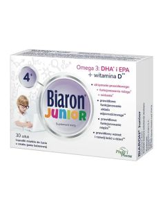 Biaron Junior, kapsułki miękkie do żucia, 30 szt.