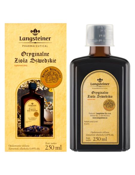 Langsteiner Oryginalne Zioła Szwedzkie, 250 ml