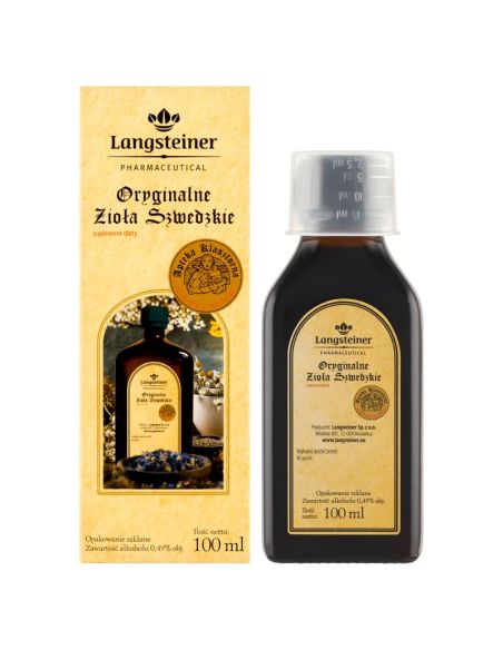 Langsteiner Oryginalne Zioła Szwedzkie, 100 ml