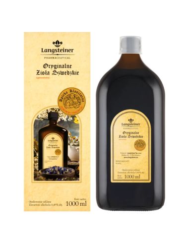 Langsteiner Oryginalne Zioła Szwedzkie, 1000 ml